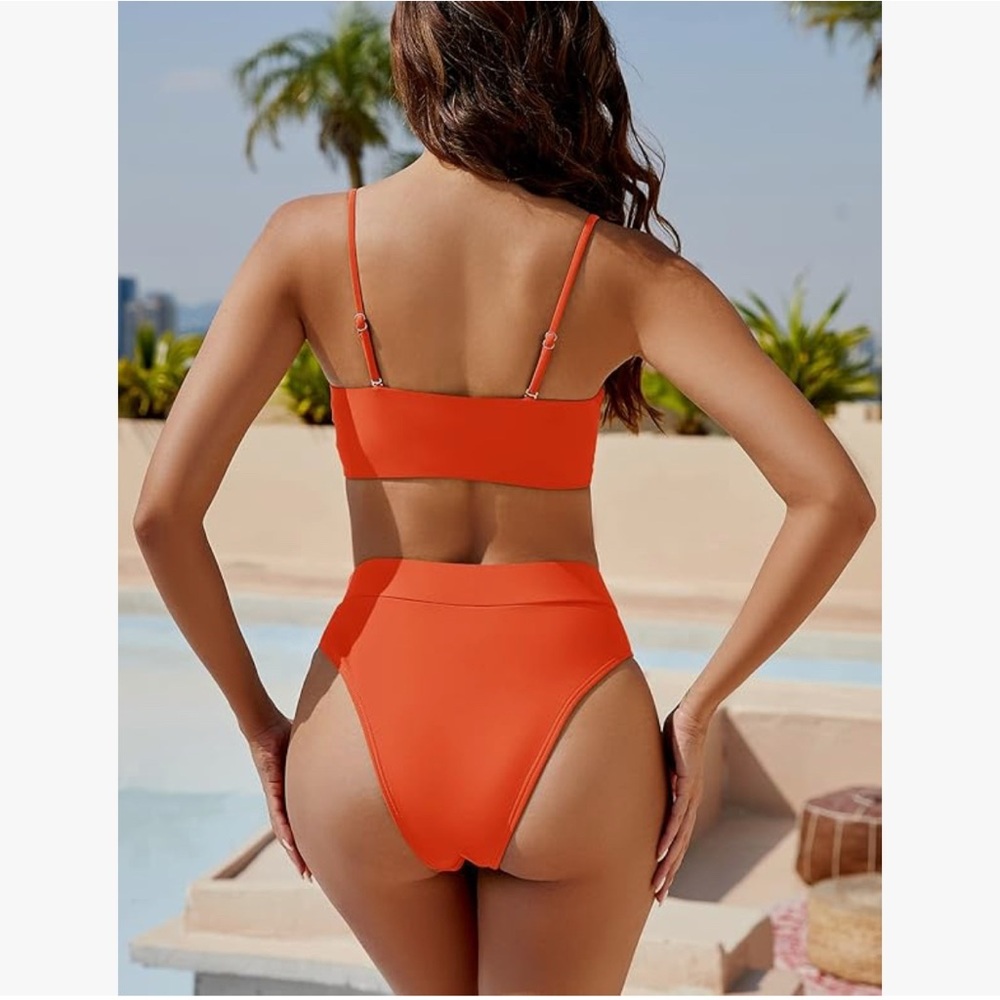 NWOT Orange Bikini 👙 - Picture 3 of 7